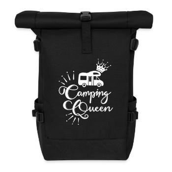 Camping Queen Camping-car - Sac à dos roll top - noir - Devant