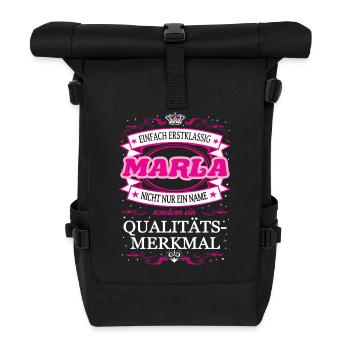 Quality feature Marla simply first-class - Roll Top Backpack - black - Front