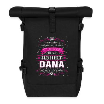 Votre Altesse Dana entre dans la pièce - Sac à dos roll top - noir - Devant