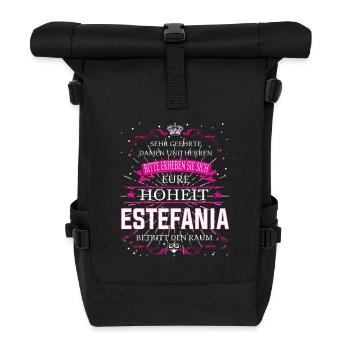 Votre Altesse Estefania entre dans la pièce - Sac à dos roll top - noir - Devant