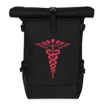 Doc - Rolltop Rucksack - Schwarz - Vorne