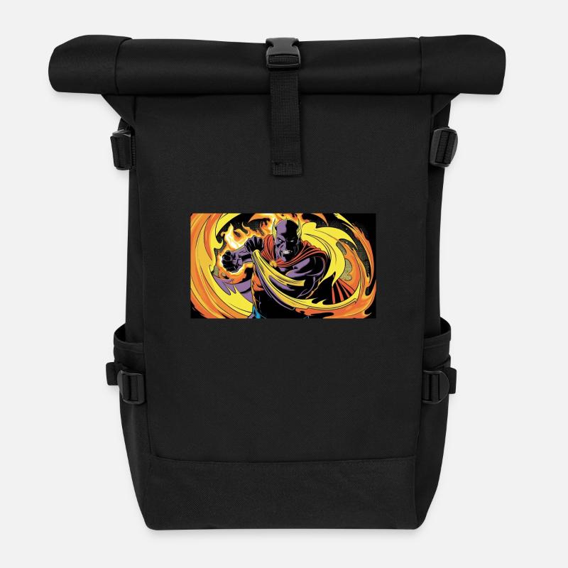 nVx Hades 1 - Rolltop Rucksack - Schwarz