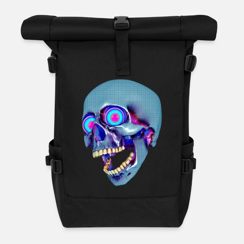 Dead Menace - Roll Top Backpack - black