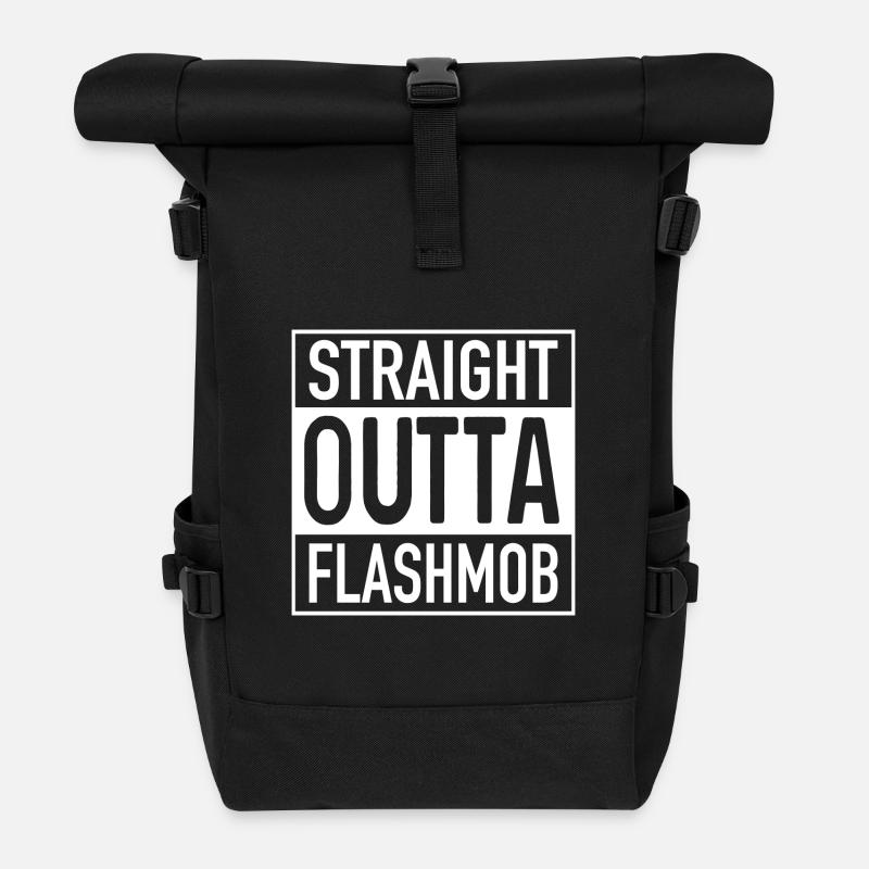 Flash mob OUTTA direct - Sac à dos roll top - noir