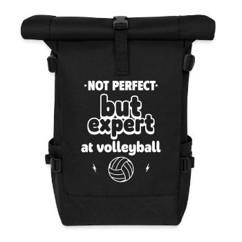 Expert en volley-ball - Sac à dos roll top - noir - Devant