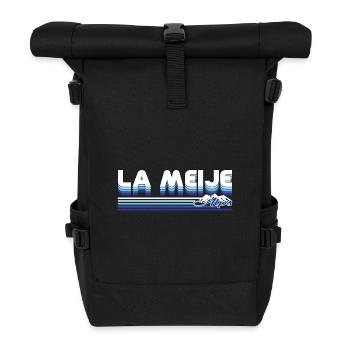 La Meije – Wild heart of the Dauphiné Alps - Roll Top Backpack - black - Front