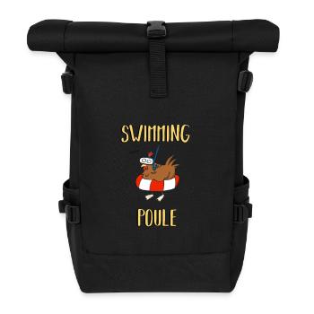 MRTRAB HEN - Rolltop Rucksack - Schwarz - Vorne