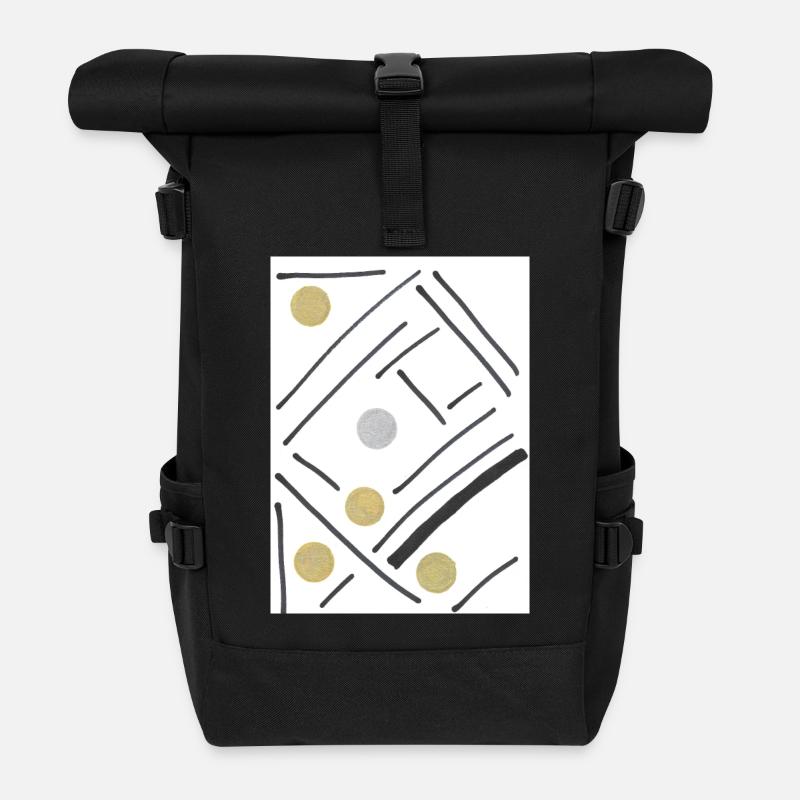Sugar - Roll Top Backpack - black