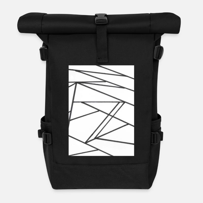 Strats - Roll Top Backpack - black
