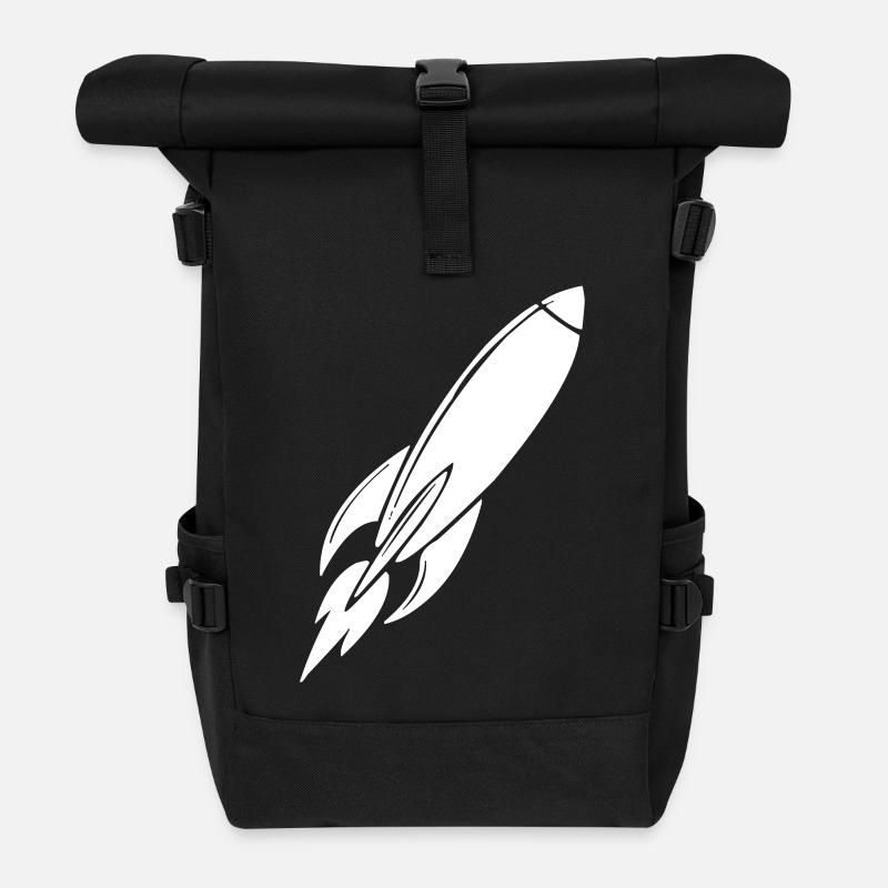 Rakete - Rolltop Rucksack - Schwarz
