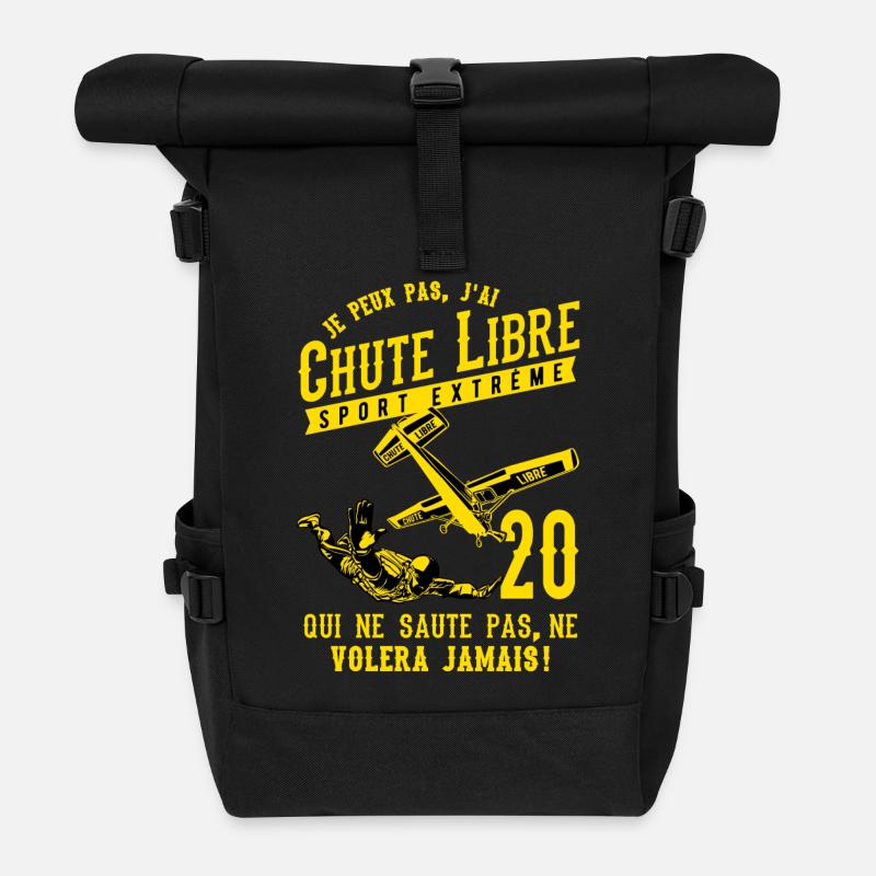 Free Fall Extreme Sport 2020 - Roll Top Backpack - black