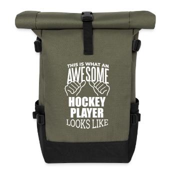 Hockey - Rolltop Rucksack - Olive/Schwarz - Vorne