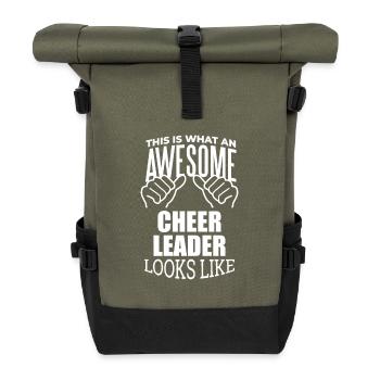 Cheerleading - Rolltop Rucksack - Olive/Schwarz - Vorne
