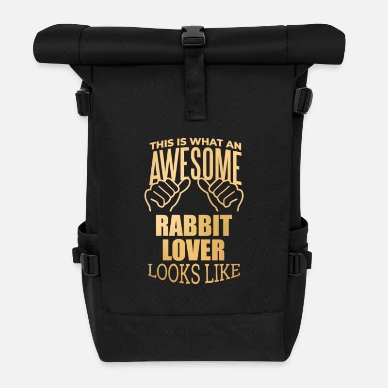 Rabbit - Roll Top Backpack - black