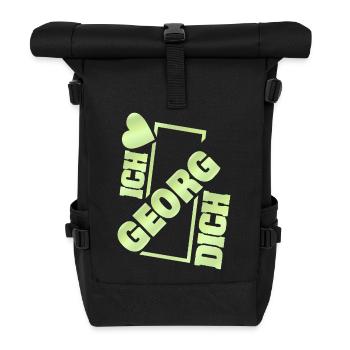 Dear Georg - Roll Top Backpack - black - Front