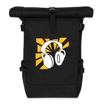 Explodierende Kopfhörer - Rolltop Rucksack - Schwarz - Vorne