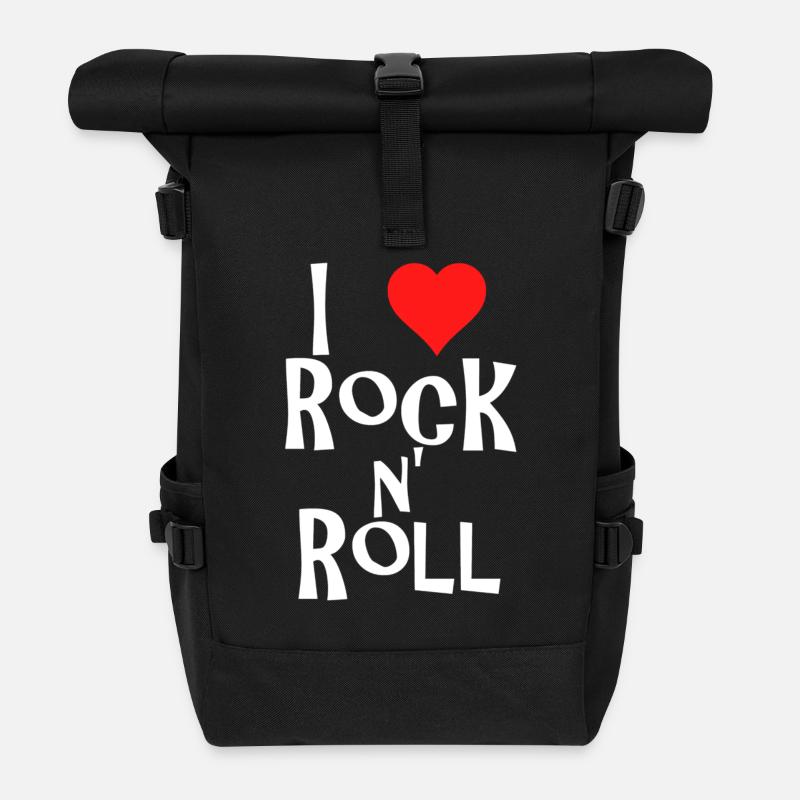 rock n' roll - Sac à dos roll top - noir