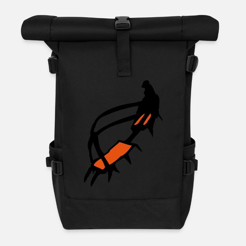Crampons for ice climbing - Roll Top Backpack - black