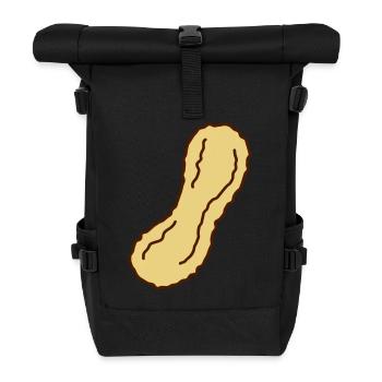 Peanut - Rolltop Rucksack - Schwarz - Vorne