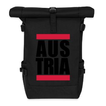 Austria Logo Design - Sac à dos roll top - noir - Devant