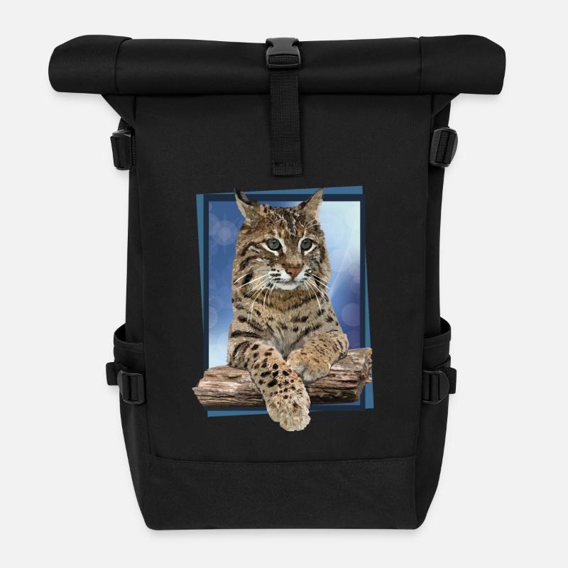 Luchs - Rolltop Rucksack - Schwarz