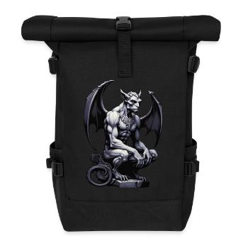 Gargoyle - Rolltop Rucksack - Schwarz - Vorne