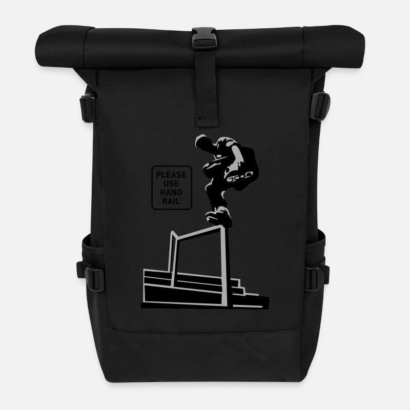Handrail - Rolltop Rucksack - Schwarz
