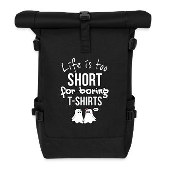 T-shirts avec des phrases amusantes - Fantasmitas 01 - Sac à dos roll top - noir - Devant