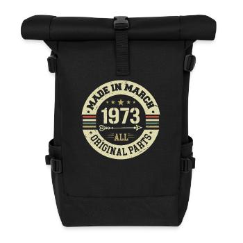 Legendary since March 1973 - Roll Top Backpack - black - Front