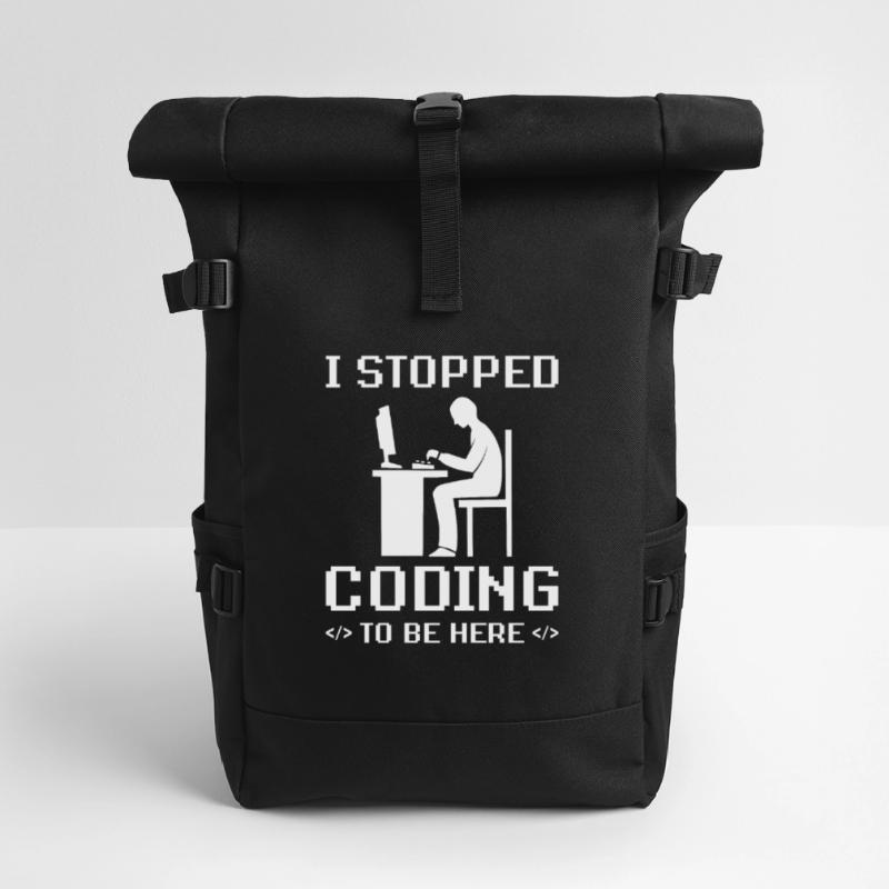 Programmierer Geschenk Rolltop Rucksack