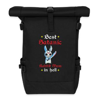 Lapin Mama en Enfer Gothique Lapin Maléfique - Sac à dos roll top - noir - Devant