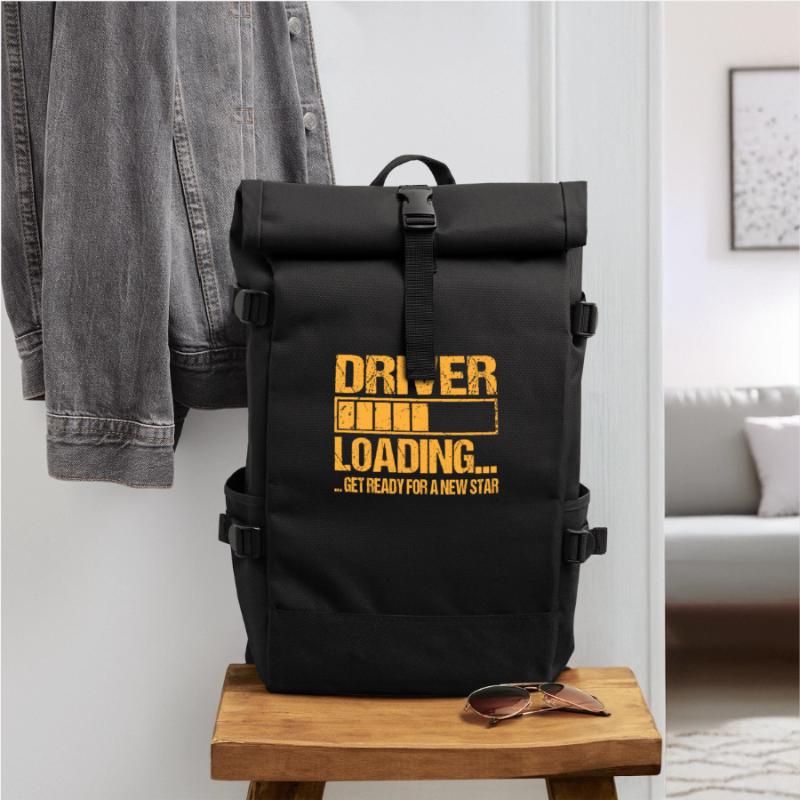 Driver loading Driver training Roll Top Backpack