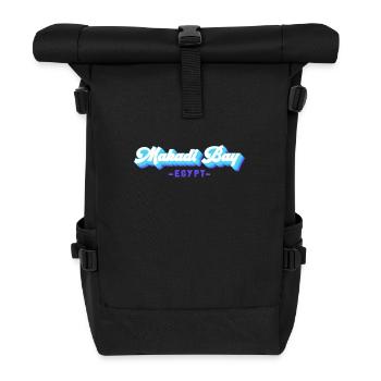 Holiday Trip Egypt Red Sea Makadi Bay - Roll Top Backpack - black - Front