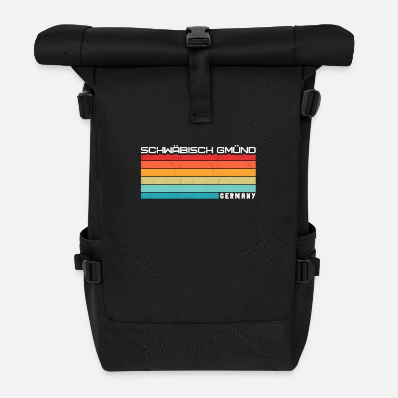 Schwäbisch Gmünder Schwäbisch Gmünd - Rolltop Rucksack - Schwarz