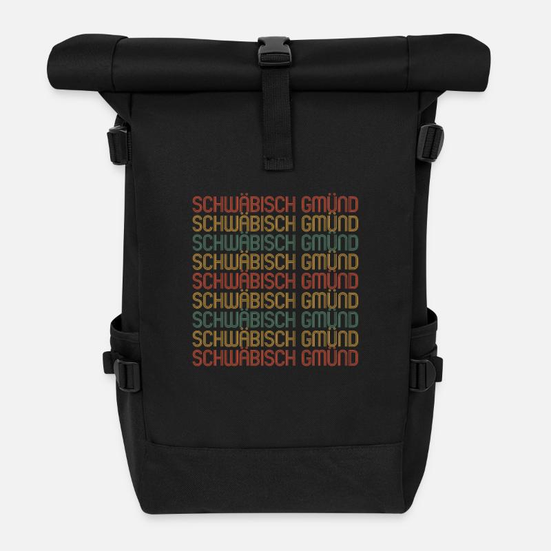 Schwäbisch Gmünder Schwäbisch Gmünd - Rolltop Rucksack - Schwarz