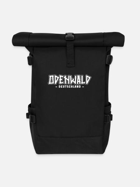 Odenwald - Rolltop Rucksack - Schwarz
