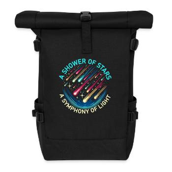 Pluie de météores Astronomie Comète Astronome Météore - Sac à dos roll top - noir - Devant