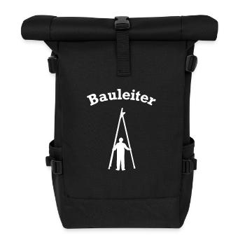 Construction Manager Head of Pun Building House Construction Construction Site - Roll Top Backpack - black - Front