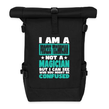Technicien de procédés - Sac à dos roll top - noir - Devant