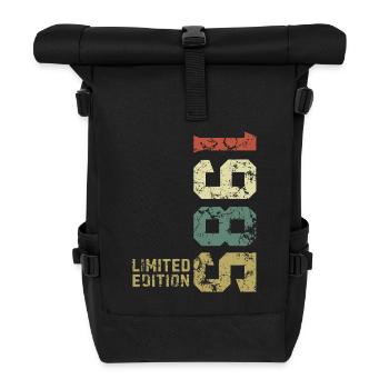 1985 Vintage Born Edition Limitée - Sac à dos roll top - noir - Devant