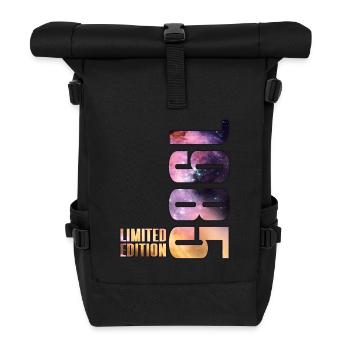 1985 Vintage Born Edition Limitée - Sac à dos roll top - noir - Devant
