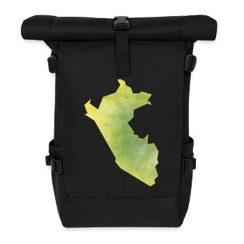 Peru - Roll Top Backpack - black - Front