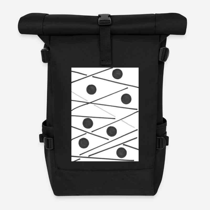 Solar - Rolltop Rucksack - Schwarz