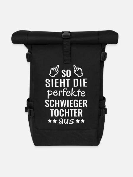 Schwiegertochter Geschenk Beste Schwiegertochter - Rolltop Rucksack - Schwarz