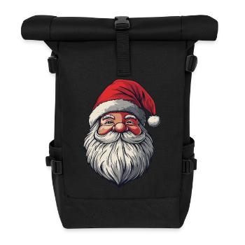 Santa Claus - Roll Top Backpack - black - Front