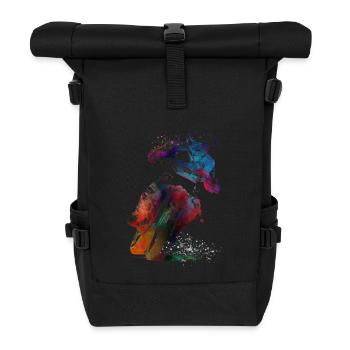 Art du sport automobile #motor #sport - Sac à dos roll top - noir - Devant