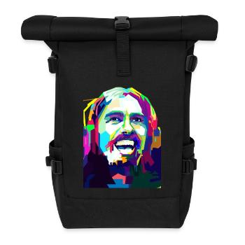 Die Tage der Rock'n'Roll-Popkunst - Rolltop Rucksack - Schwarz - Vorne