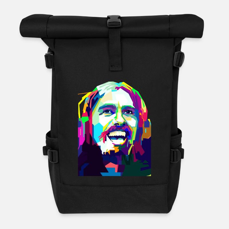 Die Tage der Rock'n'Roll-Popkunst - Rolltop Rucksack - Schwarz