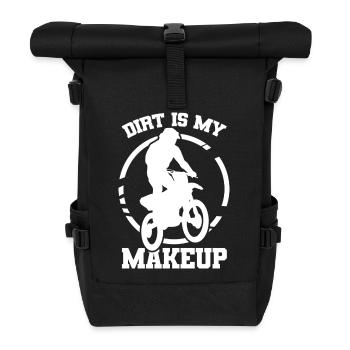 Dreck ist mein Make up - Rolltop Rucksack - Schwarz - Vorne