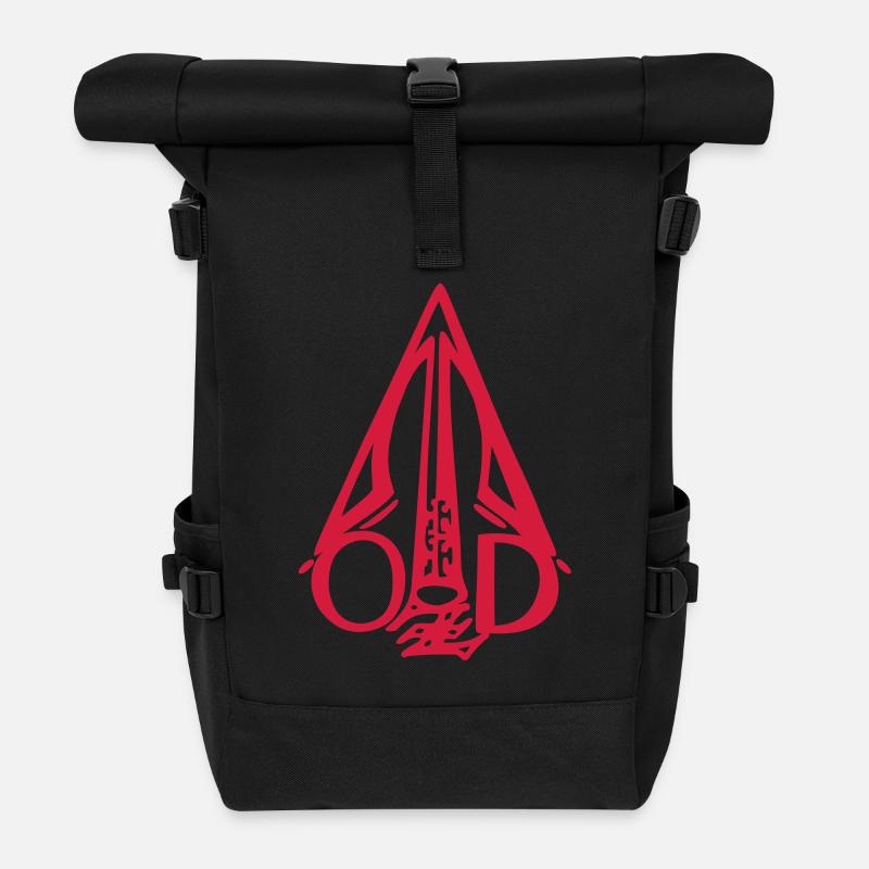 Logo der Oberschule zum Dom (OzD) - Rolltop Rucksack - Schwarz